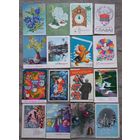 Открытки подписаны 64 шт цена за все