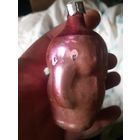 Елочная игрушка.  Розовый слон.