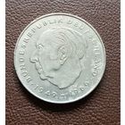 2 марки 1987г. Теодор Хойс 20 лет ФРГ