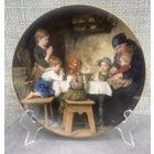 Декоративная тарелка LILIEN PORZELLAN Молитва перед ужином. Австрия 20 см.