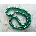 Бусы Чехословакия стекло винтаж