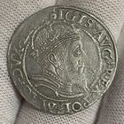 Сигизмунд Август, грош 1559 г., Вильно. LIT/LITV - редкий! В блеске и звоне! Острый рельеф