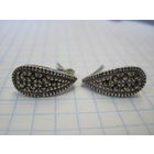 Серьги 925 пробы с рубля!