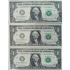 1 Доллар США (Звездная) 3шт.