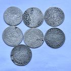 Монеты СЕРЕБРО Польша 6 грошей 1660-1666 год ЯН КАЗИМИР ОТЛИЧНЫЕ