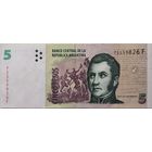 Аргентина 5 Песо 1988  ХF 589