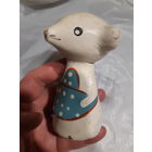 Игрушка опилочная Мышка в переднике. Редкая.