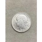 Польша 5 злотых 1934 год. Ядвига. Серебро 0.750