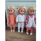 Куколки ГДР 2 штуки, одежда родная, кроме кофточки  и туфель ( у куколки в оранжевом платье). Цена указана за 1 куколку