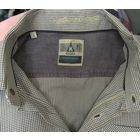 Рубашка GAASTRA Голландия Бело Синяя Клетка Оригинал L фирменные Пуговицы Логотип Кнопка Вышивки Нашивка