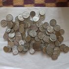 Большой лот монет Азии с монетами старой Японии ,всего 345 шт плюс 50 сенов 1923 год серебро