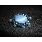 Брошь С Атласным Стеклом Чехия 50-ые гг Редкость