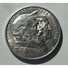 С рубля без мц! 2 марки 1906 Баден свадьба штемпельный! В коллекцию!