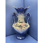 Винтажная ваза лепка роспись СССР фарфор