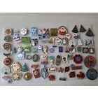 Значки - праздники - Новый год 8 марта 1 мая 1 сентября 9 мая