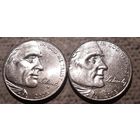 5 центов 2005 D США 200 лет экспедиции Льюиса (пара) Океан и Бизон