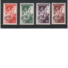 Монако-1954(Мих.486-489)  *  , Стандарт, Рыцари (полная серия)