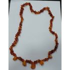 Бусы янтарные 70-е годы Прибалтика. Длина 70 см.