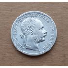 Австро-Венгрия, флорин 1878 г., серебро 0.900, австрийский вариант, Франц Иосиф I (1848-1916)