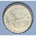 Ватикан 20 лир 1969 г. В холдере