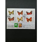Польша 1991 Конверт с полной серией марок "Всемирная филателистическая выставка "PHILANIPPON-91" в Токио. Собрание бабочек мира в Польской академии наук" (спецгашение) Mi.3343-3348 каталог 3.00 евро