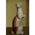 Фарфоровая статуэтка  " Хорек  "   ЗХК Полонне   ( целая ) 15 см