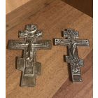 Крест Распятие, 19 век, 2 штуки одним лотом!