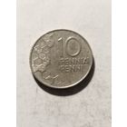 Финляндия 10 пенни 1990