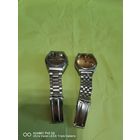 Двое  Наручных часов  Orient не частые оригинал механика на ходу  без обслуживания самая привлекательная цена трёхдневный аукцион