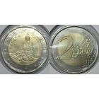 2 евро 2014 Испания "Парк Гюель Антони Гауди в г.Барселоне" UNC