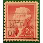 США 1954. Третий президент США Томас Джефферсон