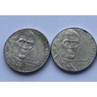 5 центов 2011 г., 2017 г.,  США. Цена за 1 монету.