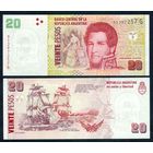 Аргентина 20 песо 2003 год, UNC