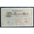 1000 марок Германия 1910 г. (красная печать)