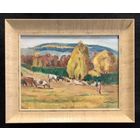 Крохалев П.С (Крохолев) "Начало осени",1978г. Холст, масло. Размер 42х52,5 см.