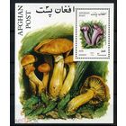 Афганистан 2001 г. Флора ГРИБЫ - блок  MNH