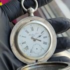 Старт с 1 Рубля !!! Карманные часы, MATHEY JACOT LOCLE, Швейцария, серебро 875 (84) проба, 132 грамм