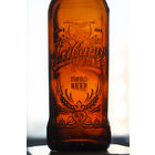 Премиальная стеклянная пивная бутылка Аливария с рельефным логотипом, выпускалась с 2008 по 2014 годы, цена за 1 шт
