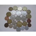 Монеты Финляндии 26шт. без повтора.