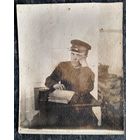 Фото военнослужащего. 1940 г. 8.5х10.5 см.