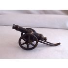 Пушка миниатюрная на лафете Бронза 03