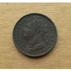 Великобритания, фартинг 1821 г., Георг IV (1820-1830)