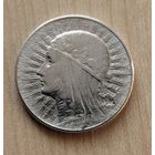 5 злотых 1934 г,Ядвига.