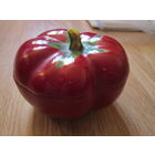 Шкатулка МФФЗ . Помидор . РЕДКАЯ БОРДО . Минский фарфоровый завод