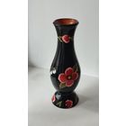 Ваза СССР, дерево, роспись по дереву, 22см