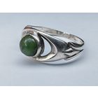 Серебряное кольцо с камнем. 925 пр.  СССР С рубля.
