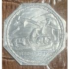 Германия Нюрнберг нотгельд 20 пфеннигов 1919 год Белые медведи в зоопарке. трамвайный жетон