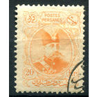 Персия (Иран) - 1903/04г. - шах Музаффар ад-Дин, 20 К - 1 марка - гашёная [Mi 195]. #4-W1-129-A-1