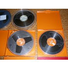 Бобины (цена за 1 шт) лента магнитная с записями (коробки, катушки, футляры пластмассовые, бабины)