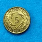 5 рейхспфеннигов(1935г.) (А). Веймар.Расспродажа!